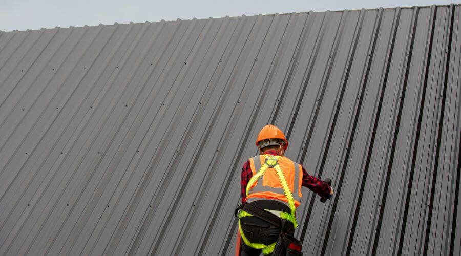 Professional metal roof installation in Rhode Island